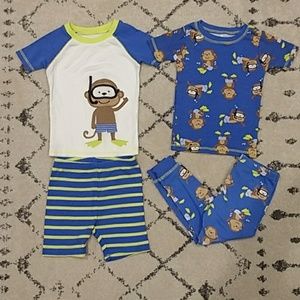 Just One You by Carter's Boys Cotton PJs 4-pc Set